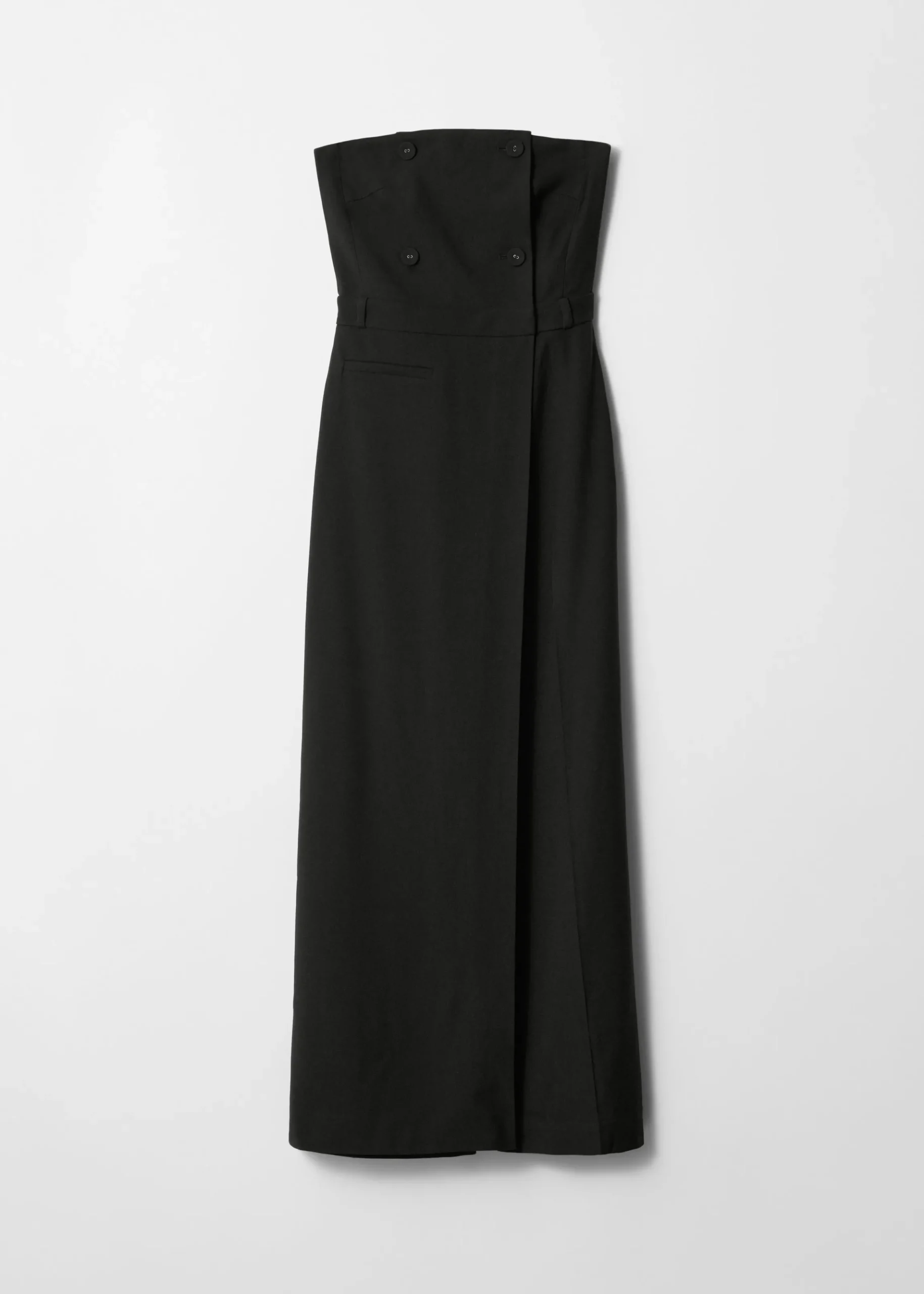 Doppelreihiger Bustier-Jumpsuit