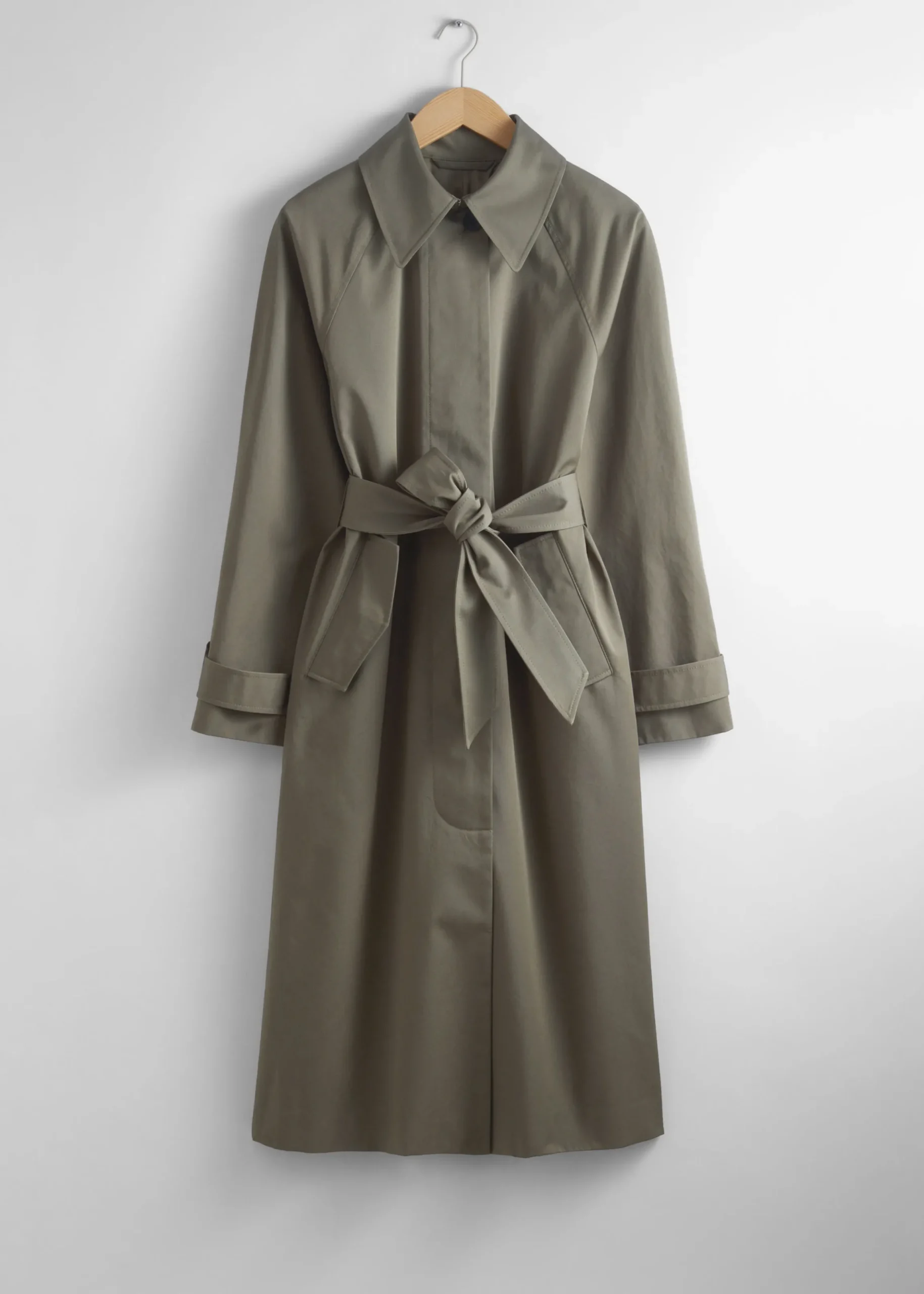 Einreihiger Trenchcoat