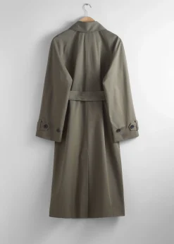 Einreihiger Trenchcoat