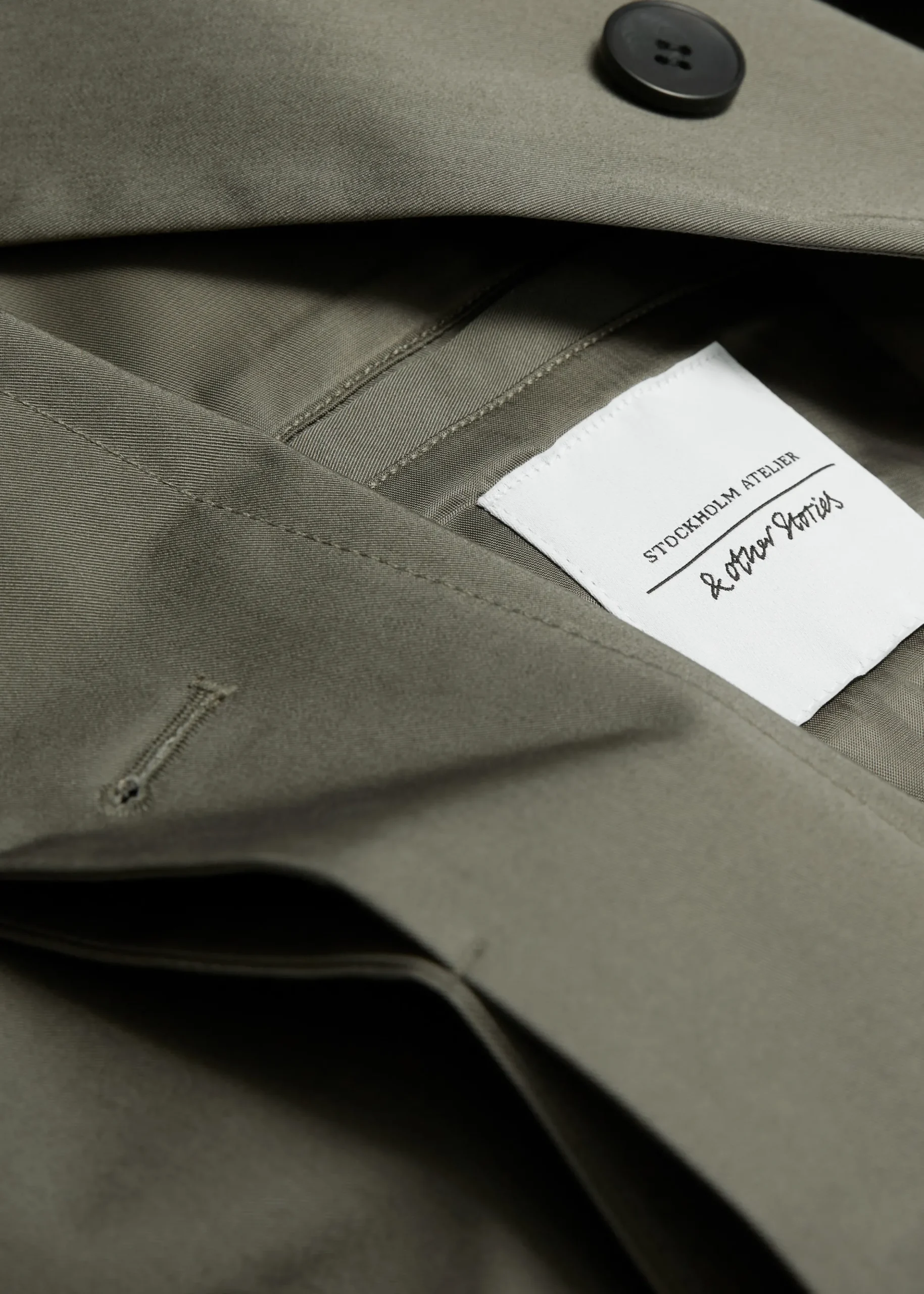 Einreihiger Trenchcoat