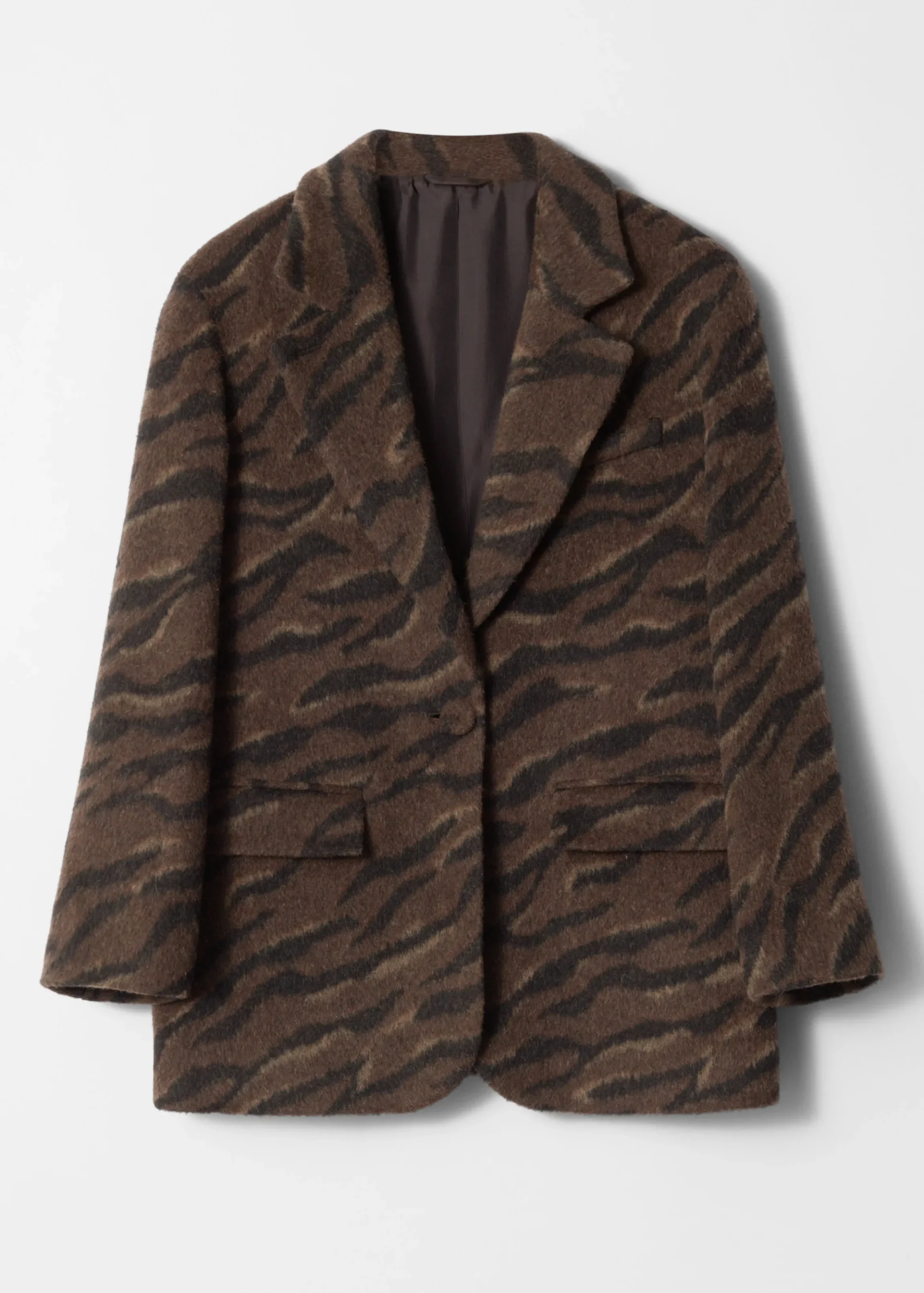Einreihiger Wollblazer