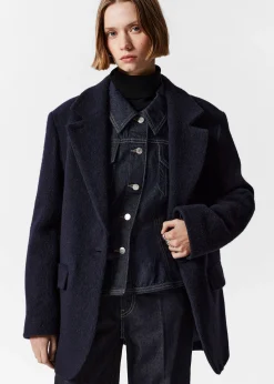 Einreihiger Wollblazer