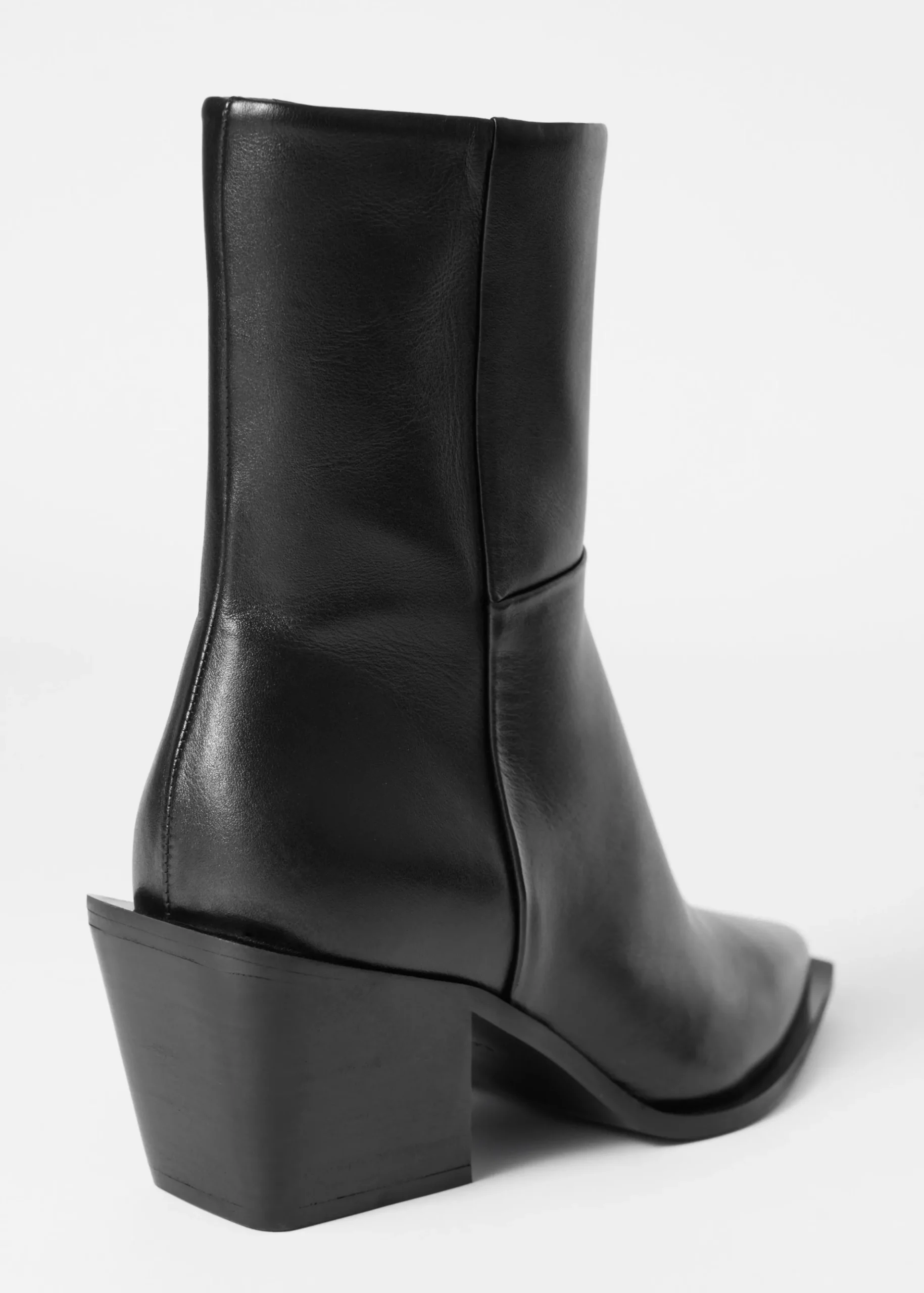 Elegante Cowboystiefeletten aus Leder