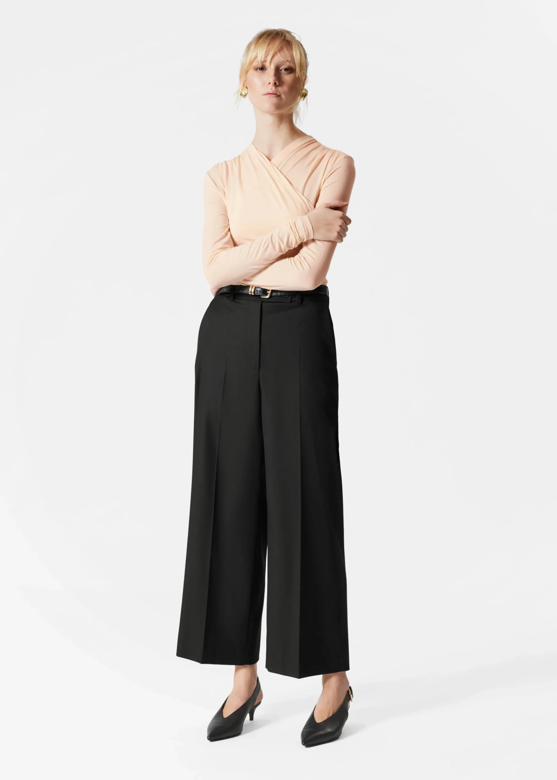 Elegante Hose in verkürzter Länge