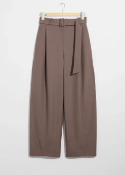 Elegante Hose mit Barrel-Bein