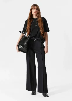 Elegante Hose mit Bindegürtel