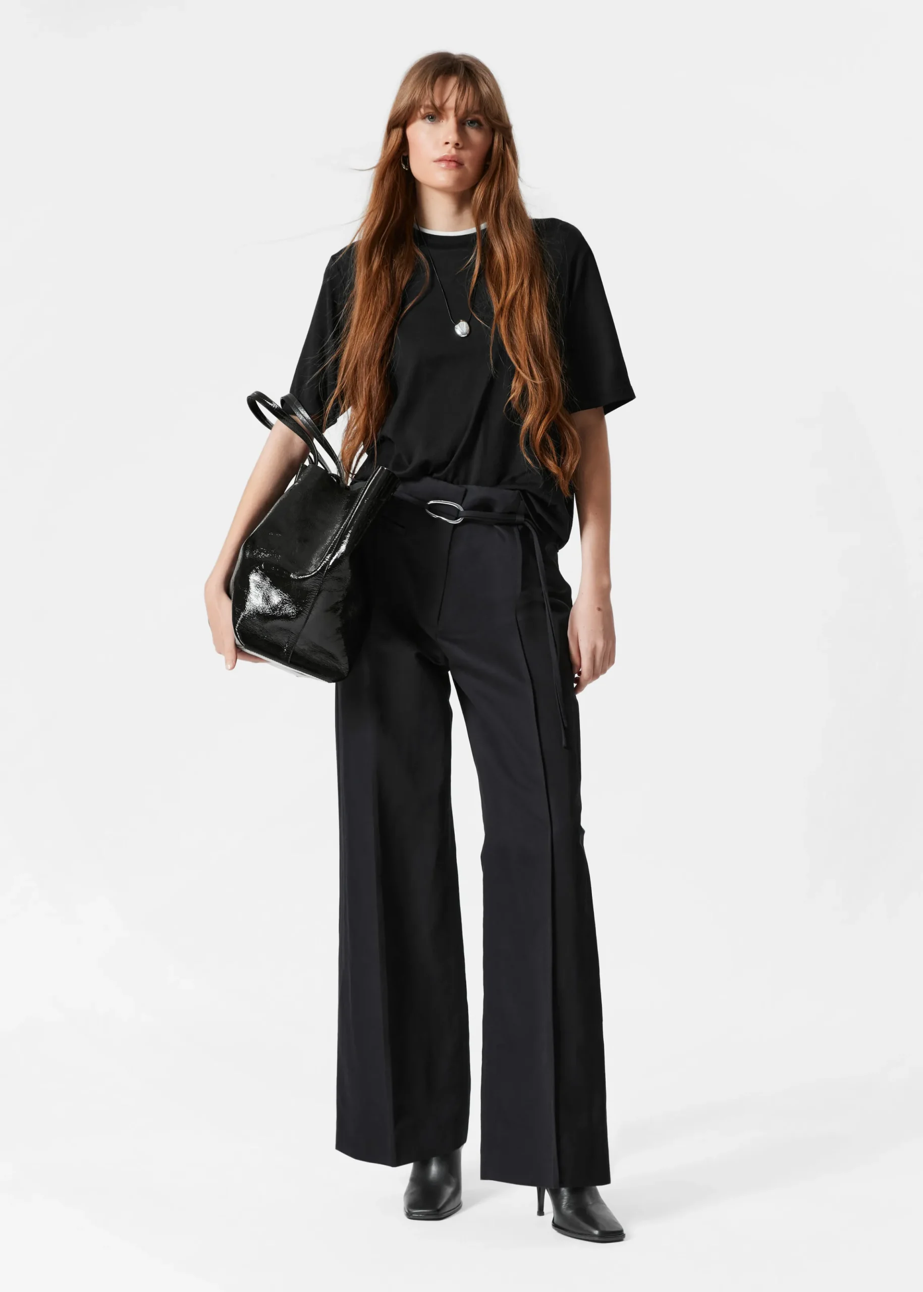 Elegante Hose mit Bindegürtel