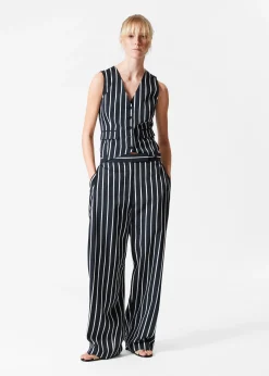 Elegante Hose mit tiefen Bundfalten