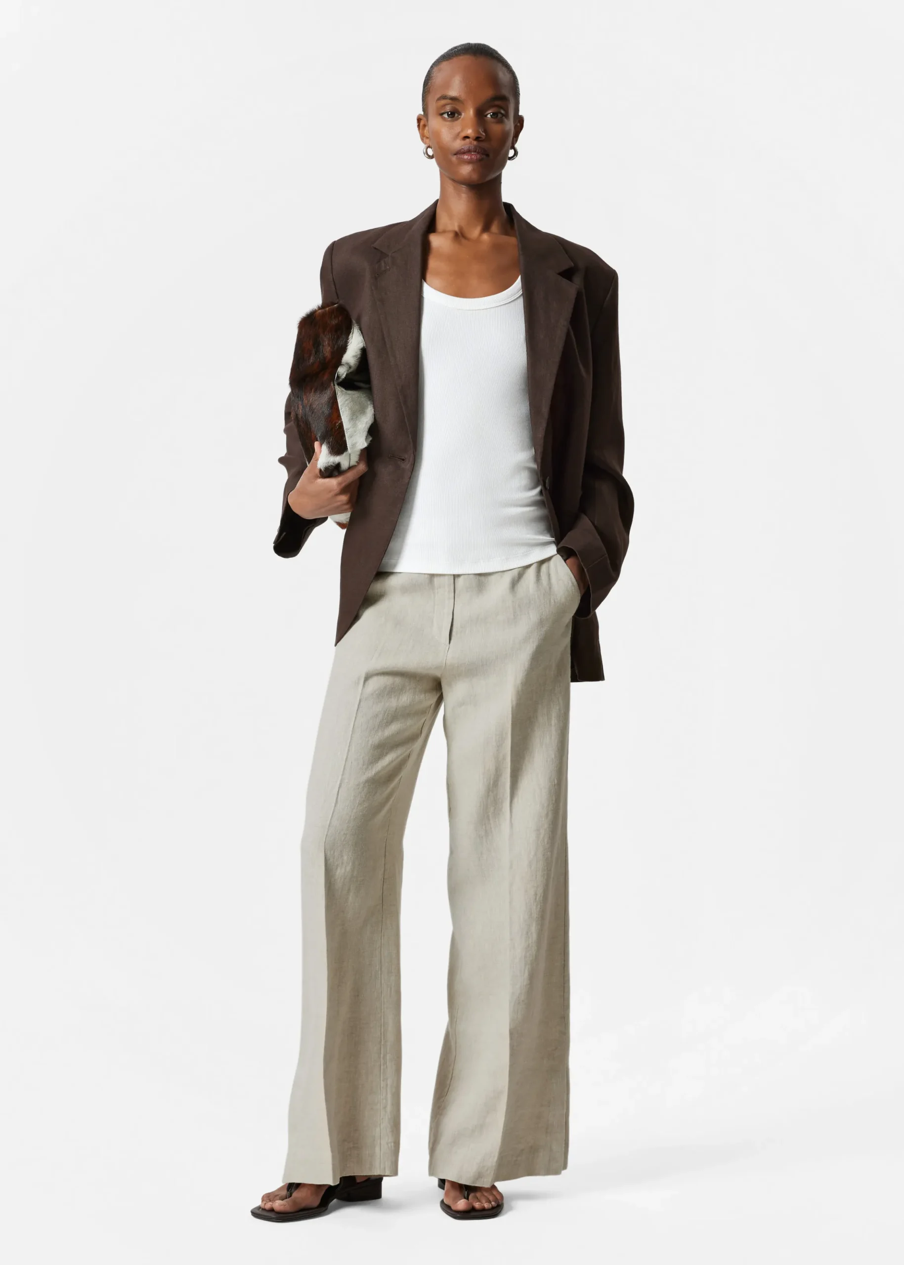 Elegante Leinenhose