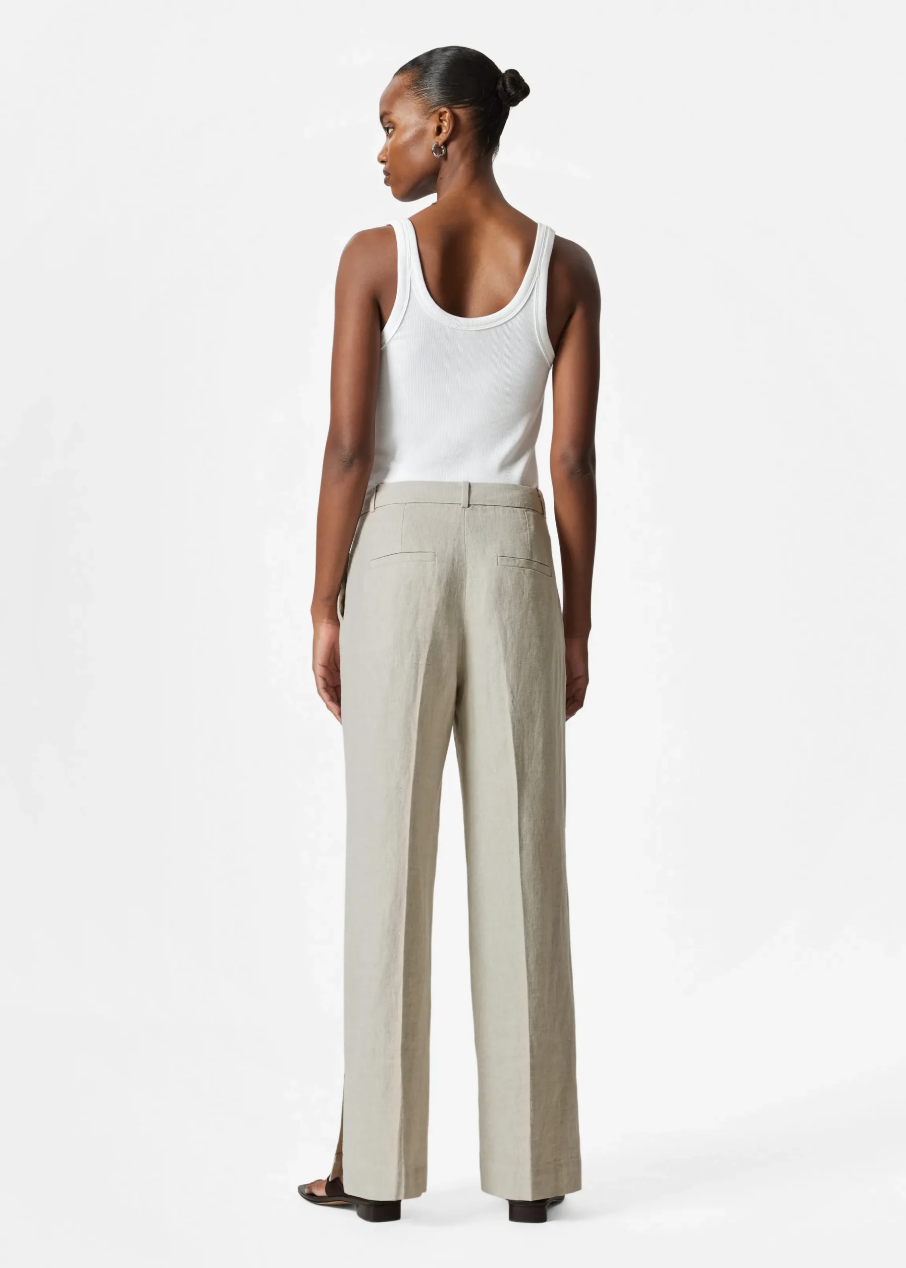 Elegante Leinenhose