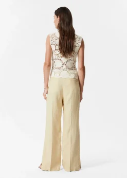 Elegante Leinenhose