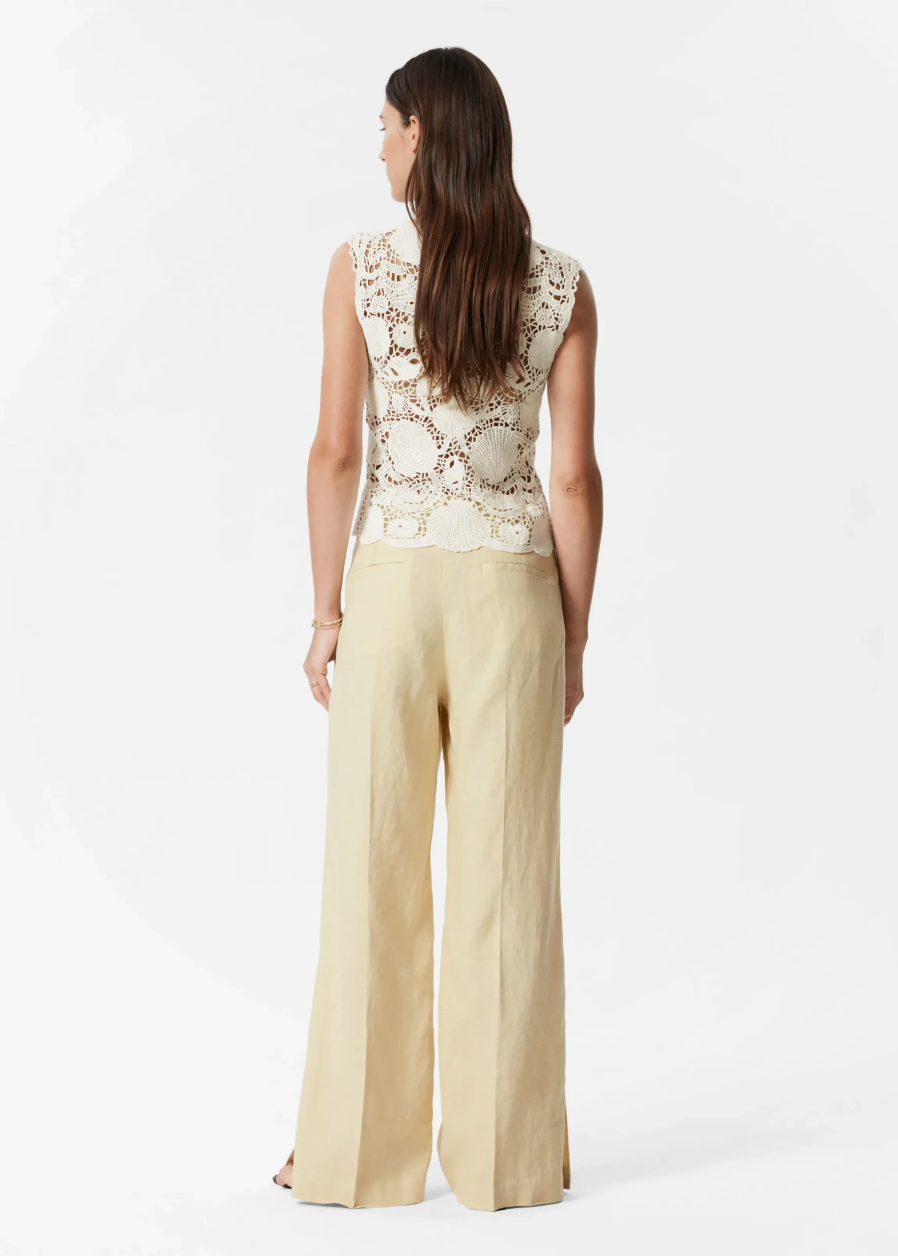 Elegante Leinenhose