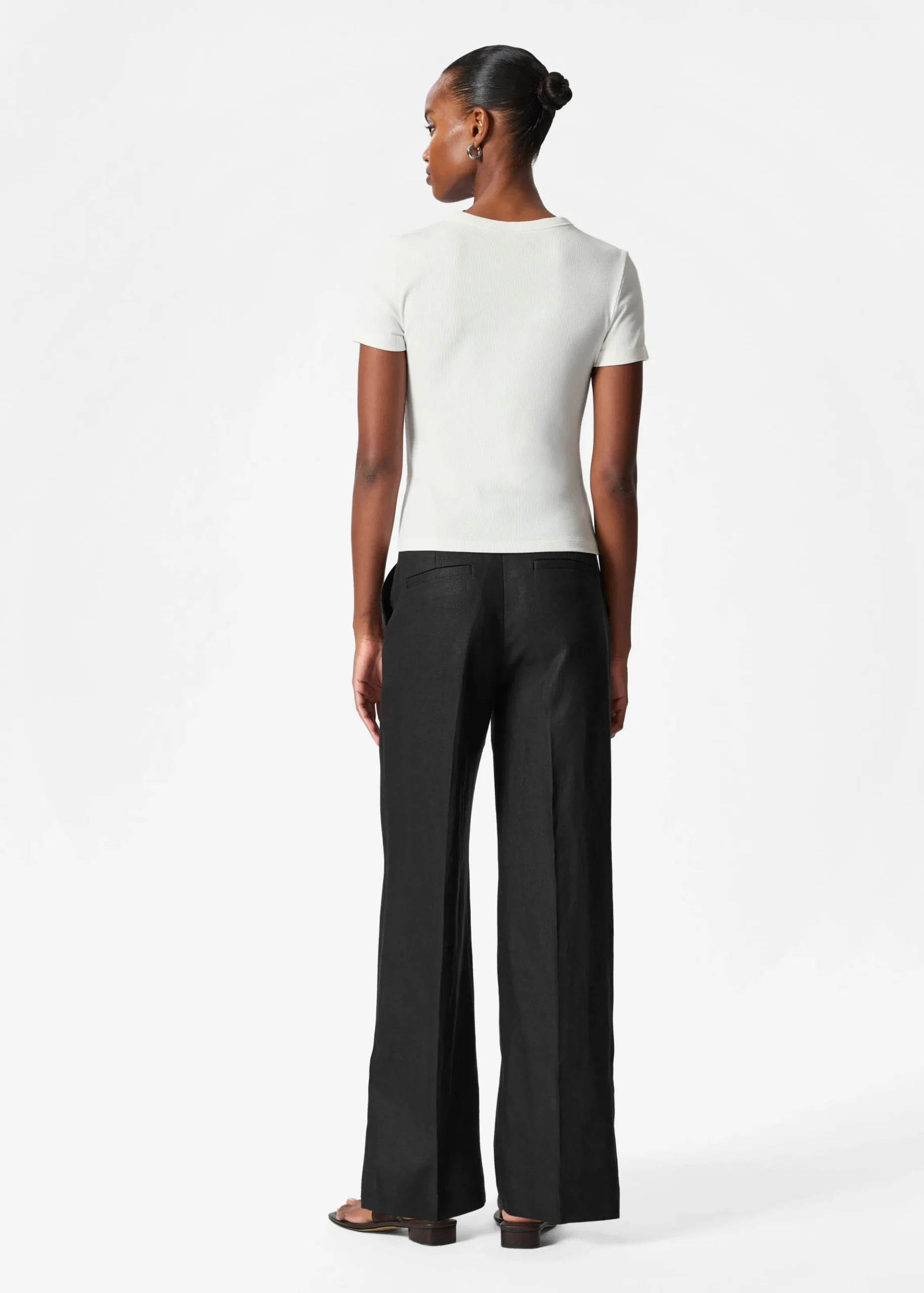 Elegante Leinenhose
