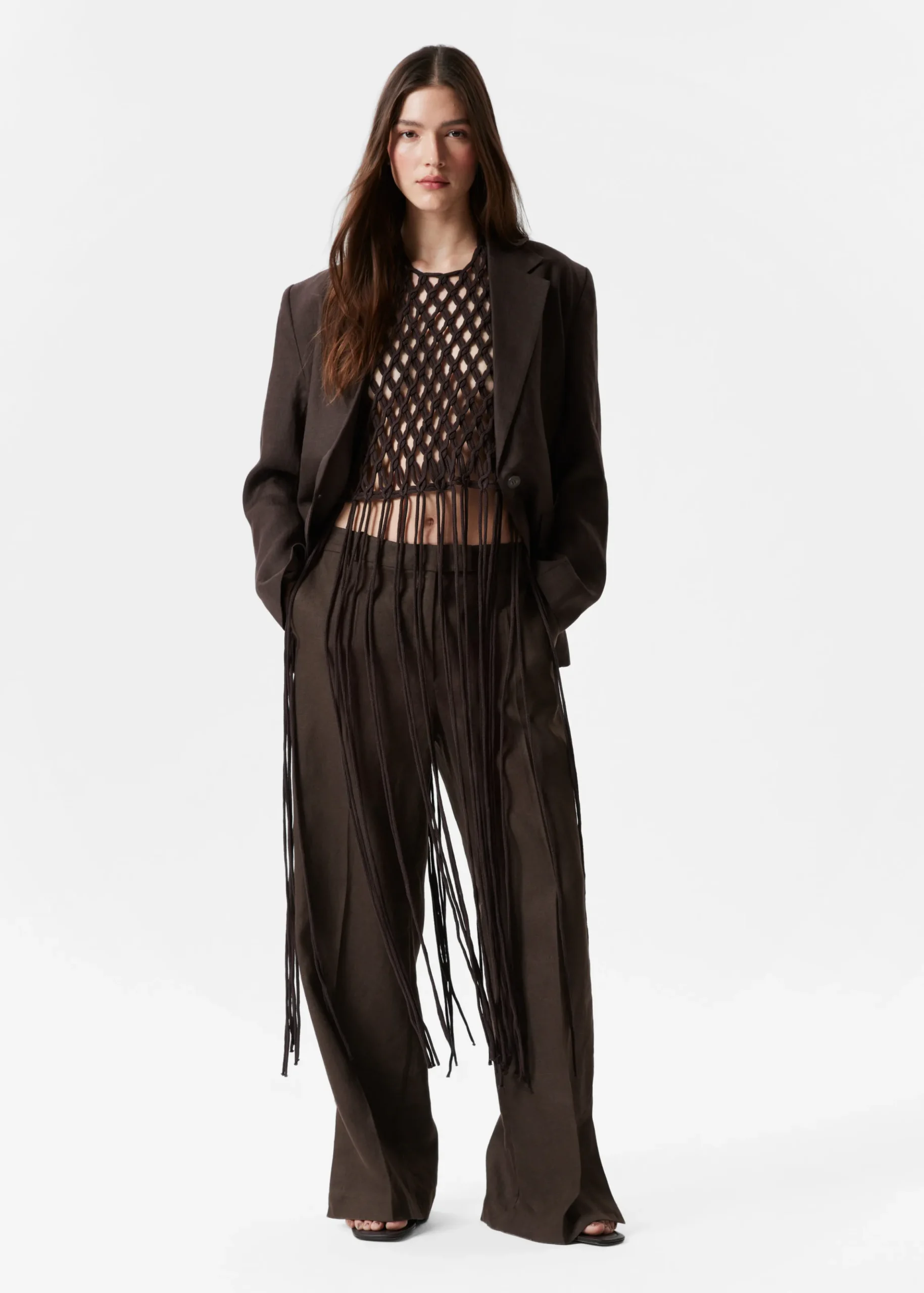 Elegante Leinenhose