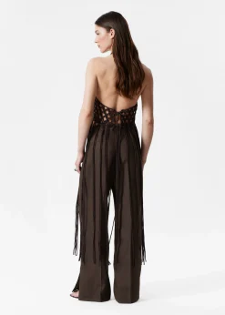 Elegante Leinenhose