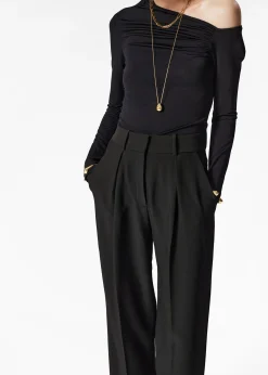 Elegante, schmal zulaufende Hose