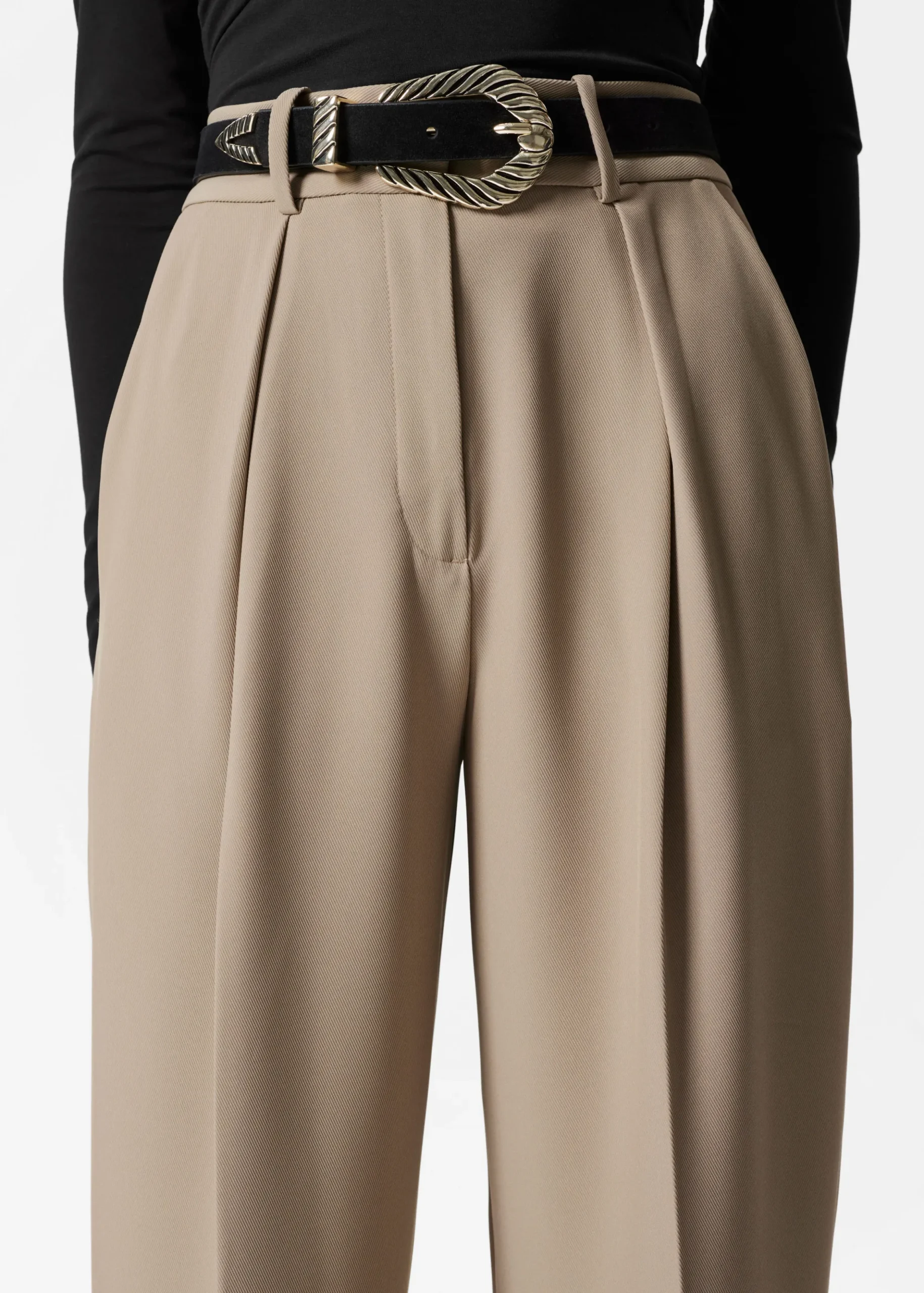 Elegante, schmal zulaufende Hose