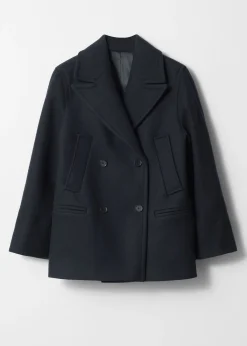Eleganter Cabanmantel aus Wolle
