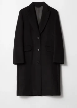 Eleganter, einreihiger Mantel