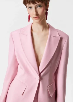 Eleganter, rosafarbener Blazer