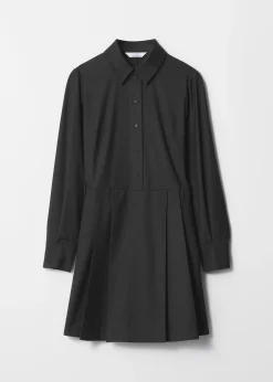 Elegantes Hemdblusenkleid in Minilänge