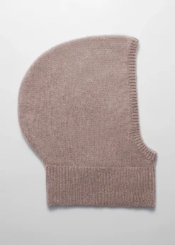Eng anliegende Kaschmir-Kapuze