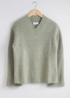 Flauschiger Strickpullover