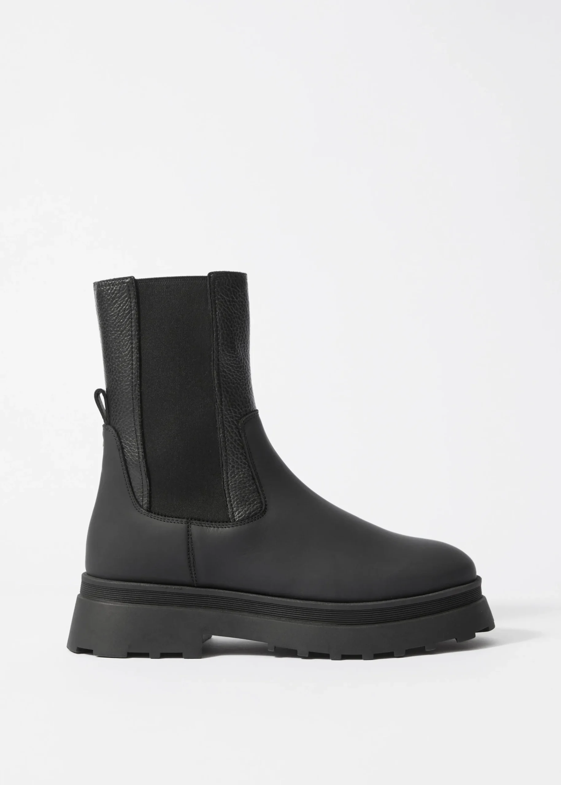 Gefütterte Chelsea Boots aus Leder