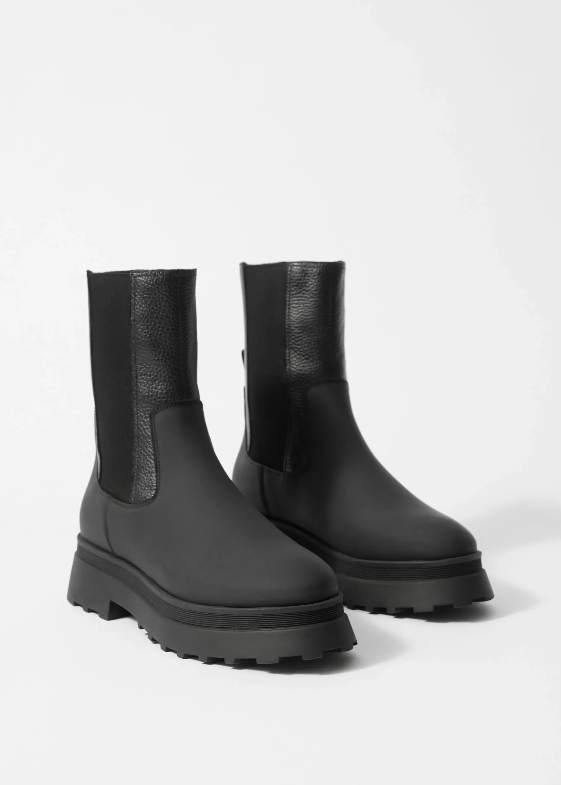 Gefütterte Chelsea Boots aus Leder