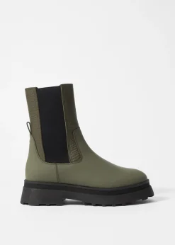 Gefütterte Chelsea Boots aus Leder