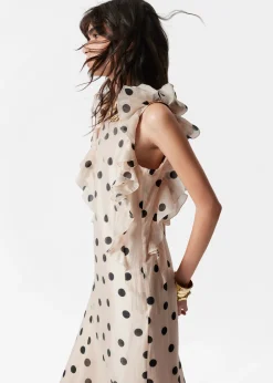 Gerüschtes Maxikleid