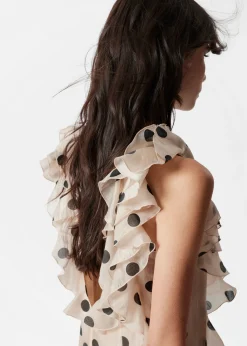 Gerüschtes Maxikleid