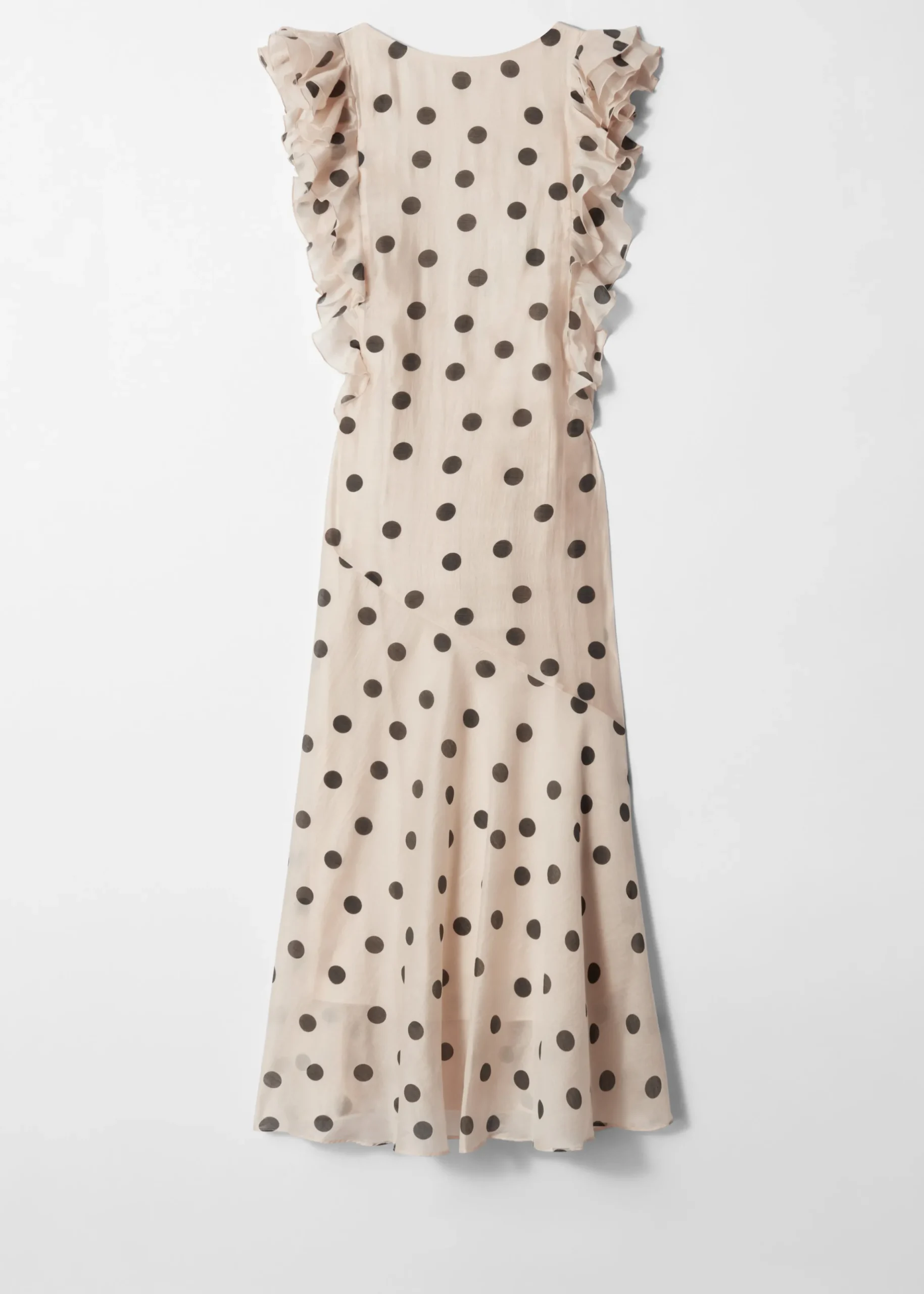 Gerüschtes Maxikleid