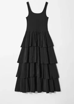 Gerüschtes Midikleid