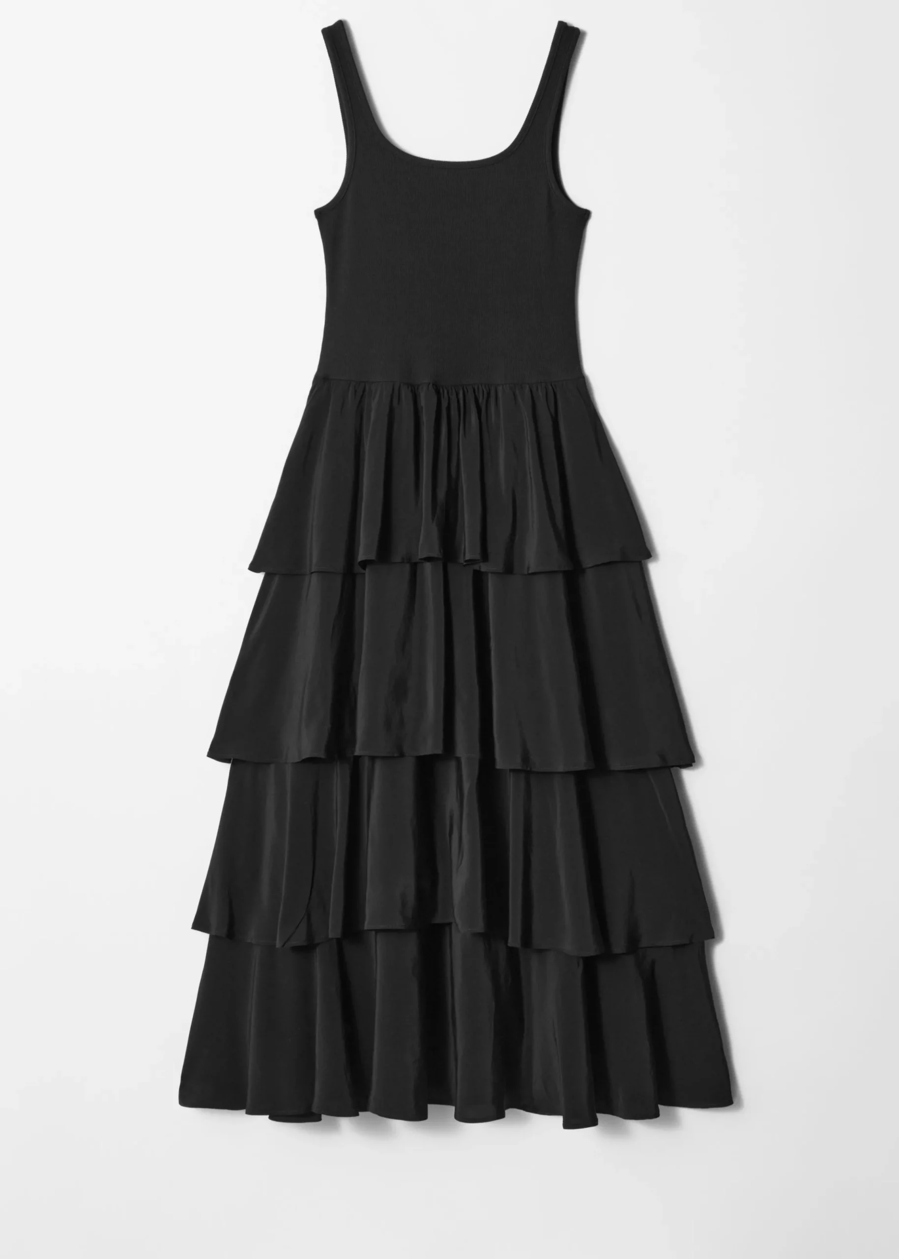 Gerüschtes Midikleid
