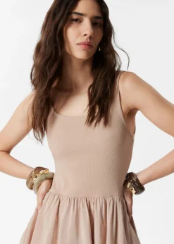 Gerüschtes Midikleid