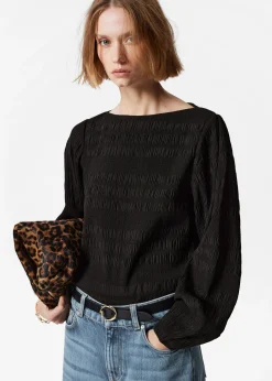 Gesmokte Bluse
