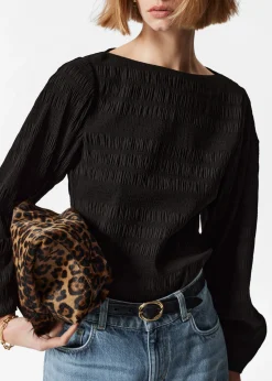Gesmokte Bluse