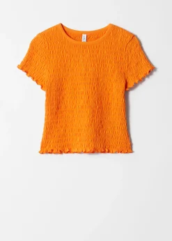 Gesmoktes T-Shirt