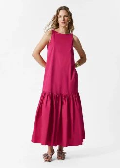 Gestuftes Maxikleid