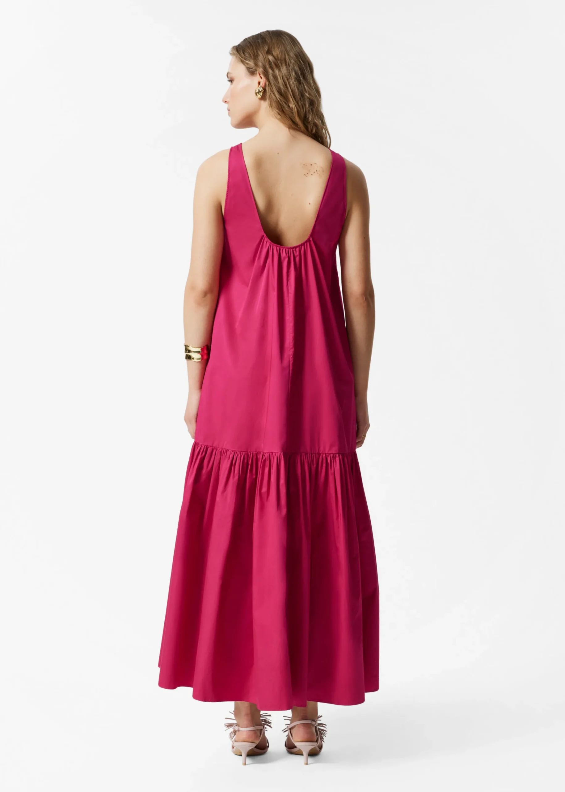 Gestuftes Maxikleid