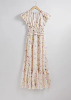 Gestuftes Maxikleid