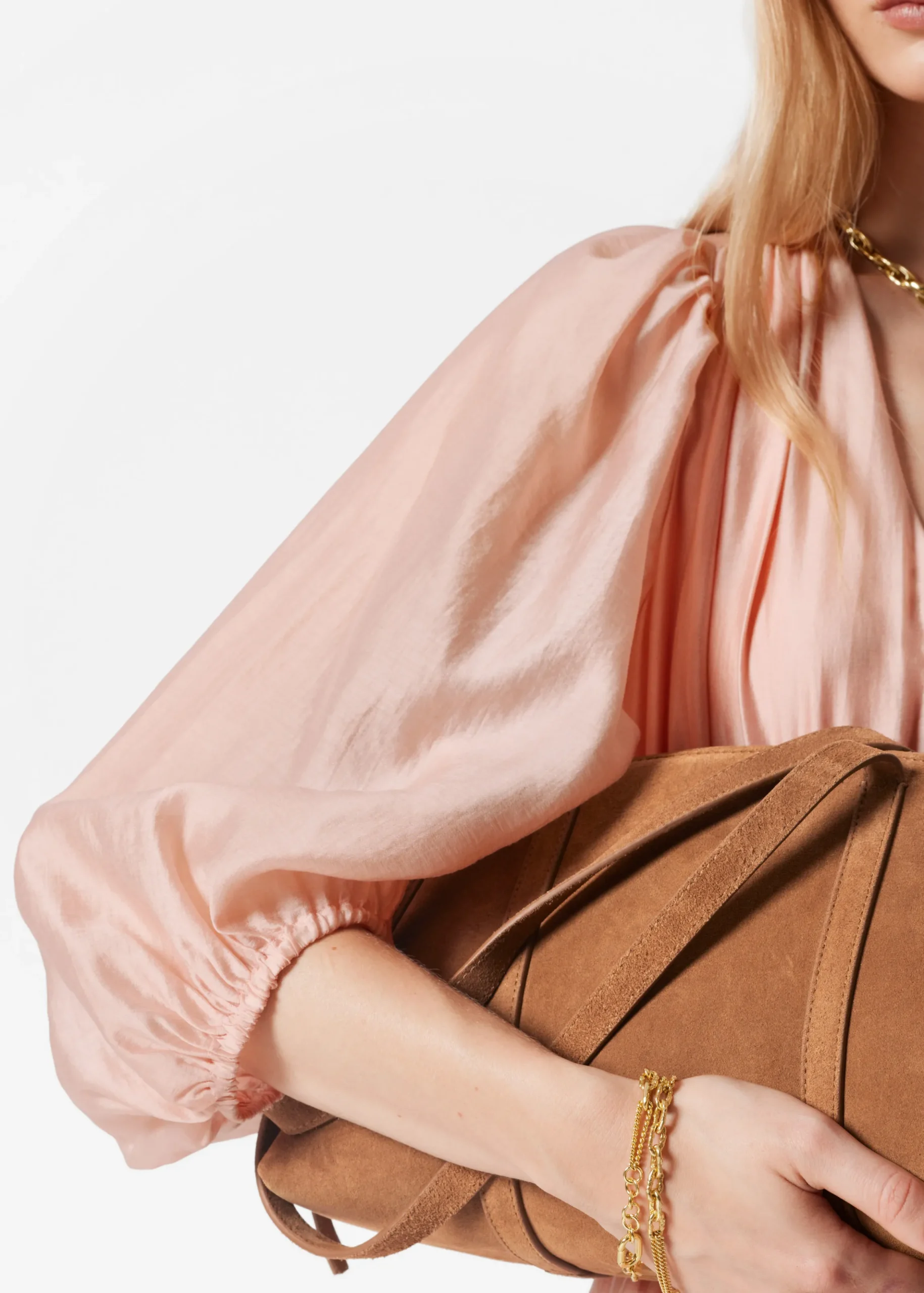 Gestuftes Midikleid