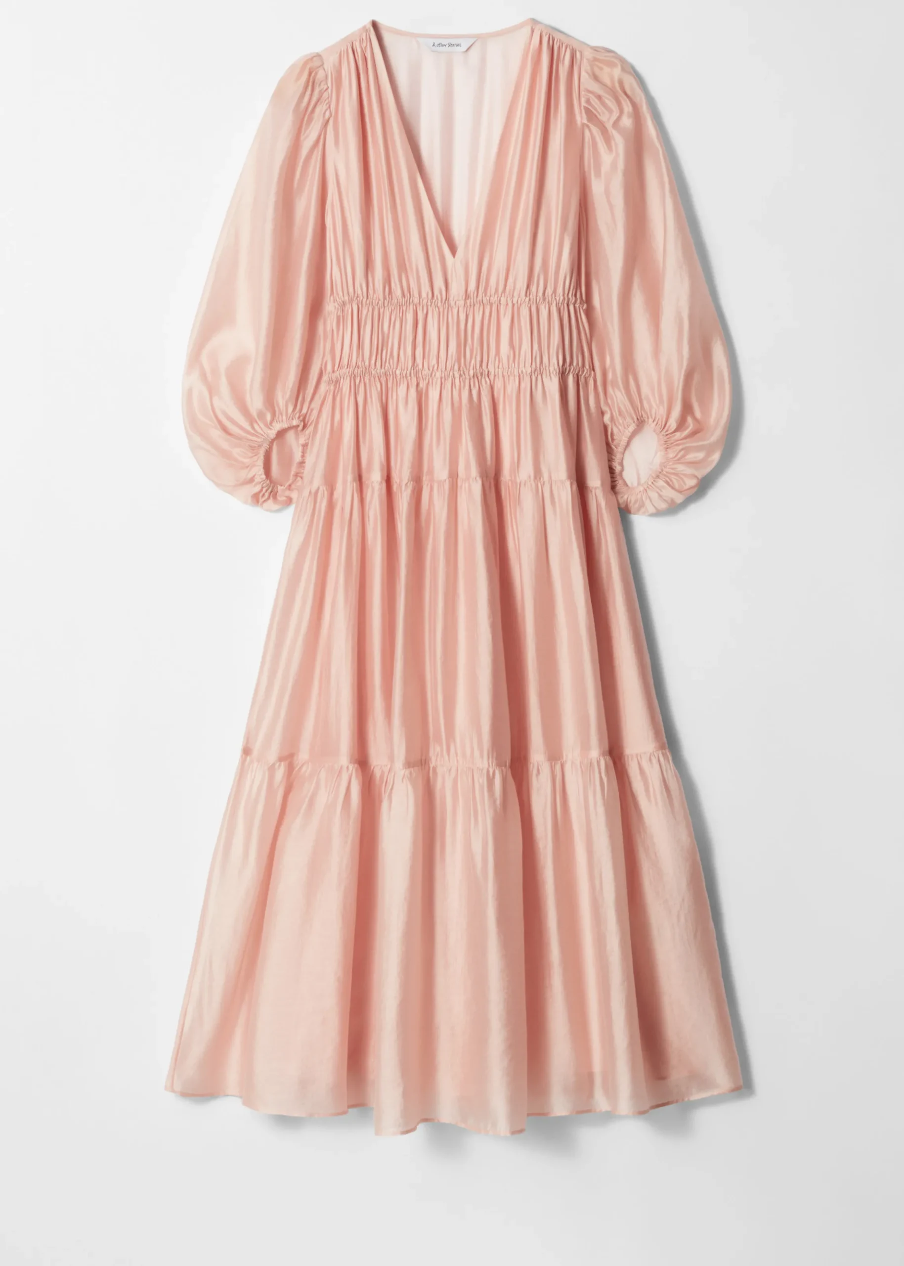 Gestuftes Midikleid