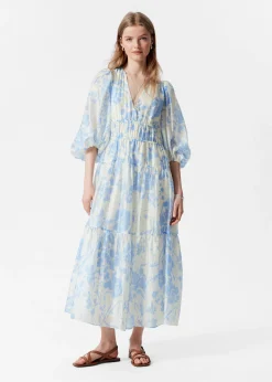 Gestuftes Midikleid