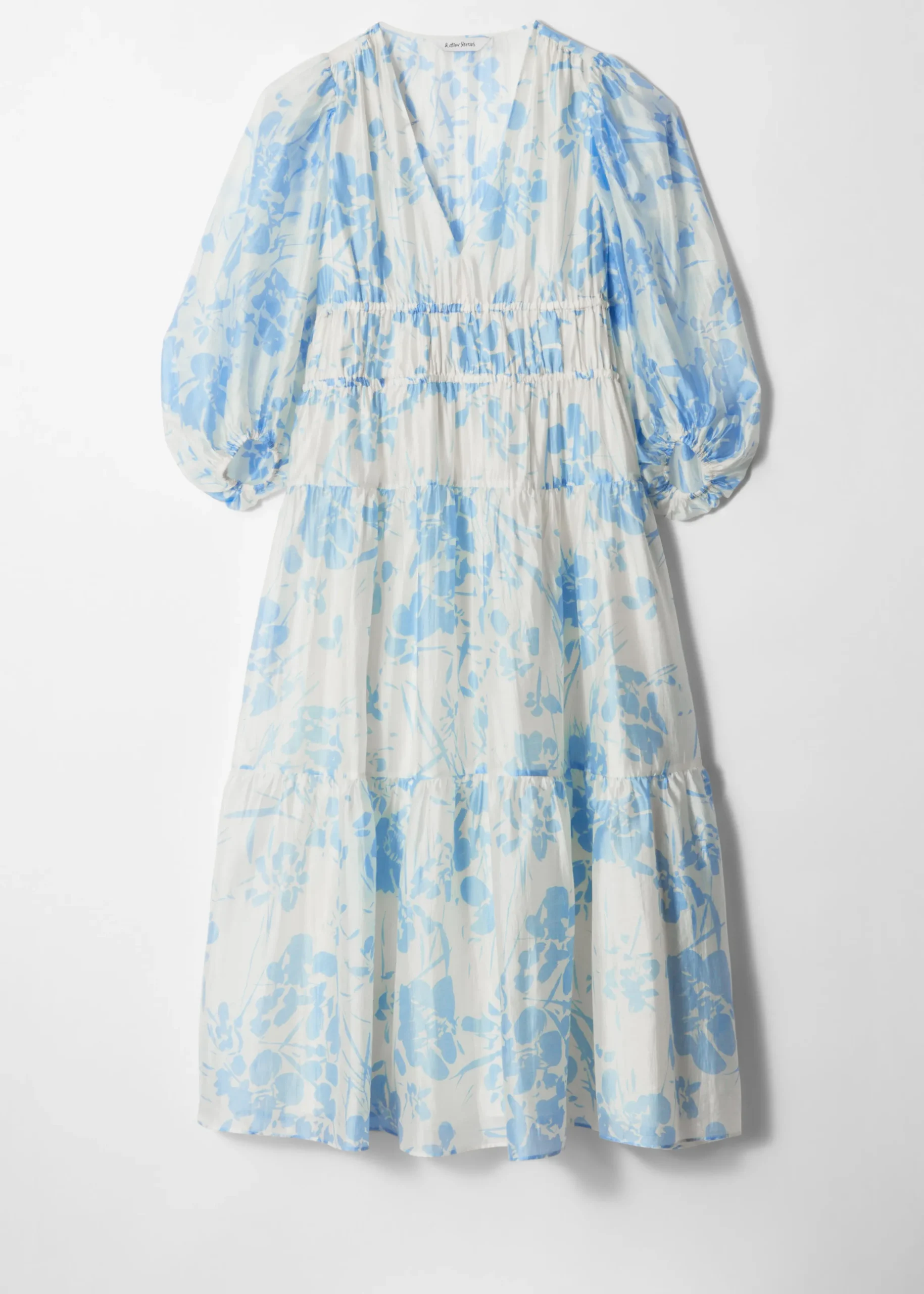 Gestuftes Midikleid