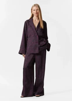 Hose im Pyjama-Stil mit Kordelzug