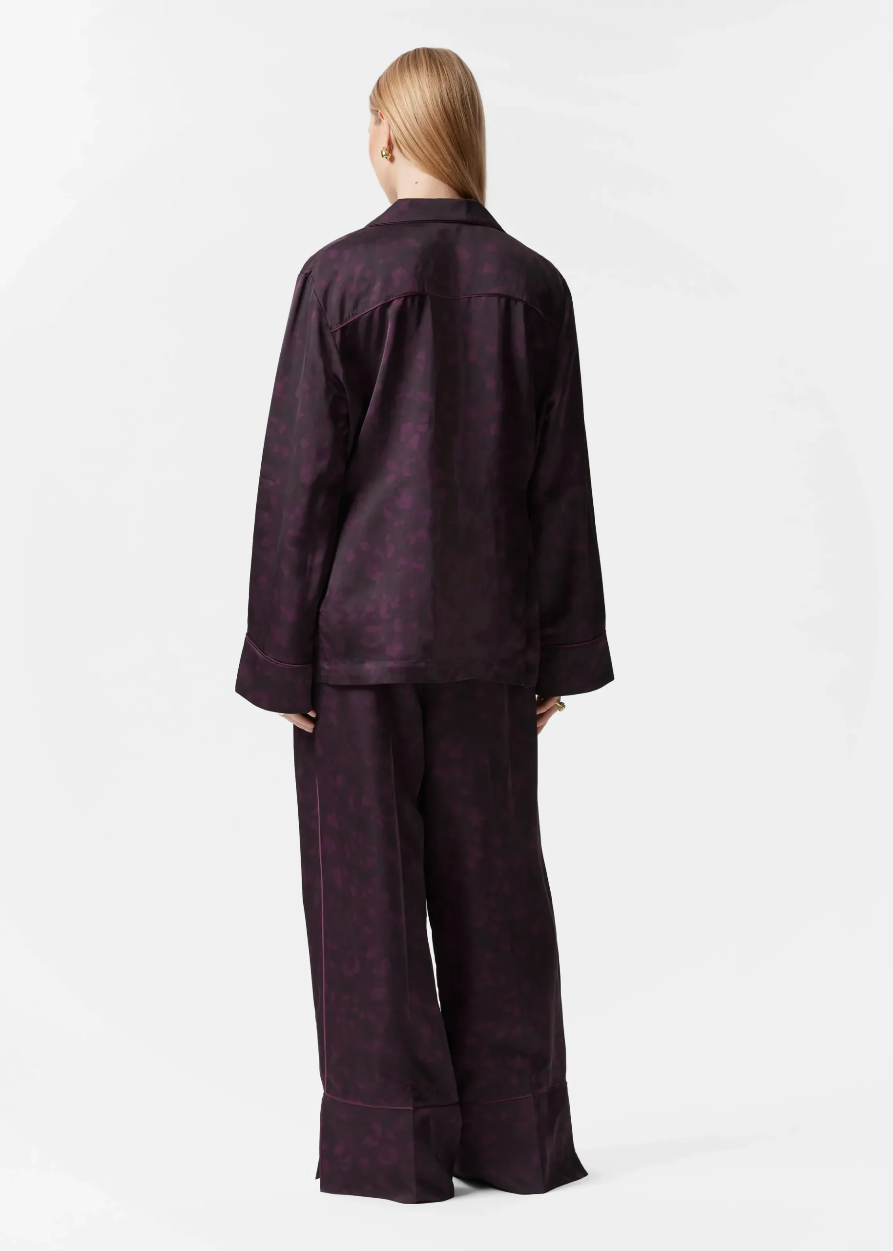 Hose im Pyjama-Stil mit Kordelzug