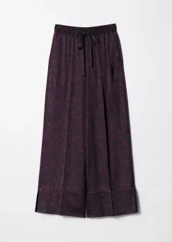 Hose im Pyjama-Stil mit Kordelzug