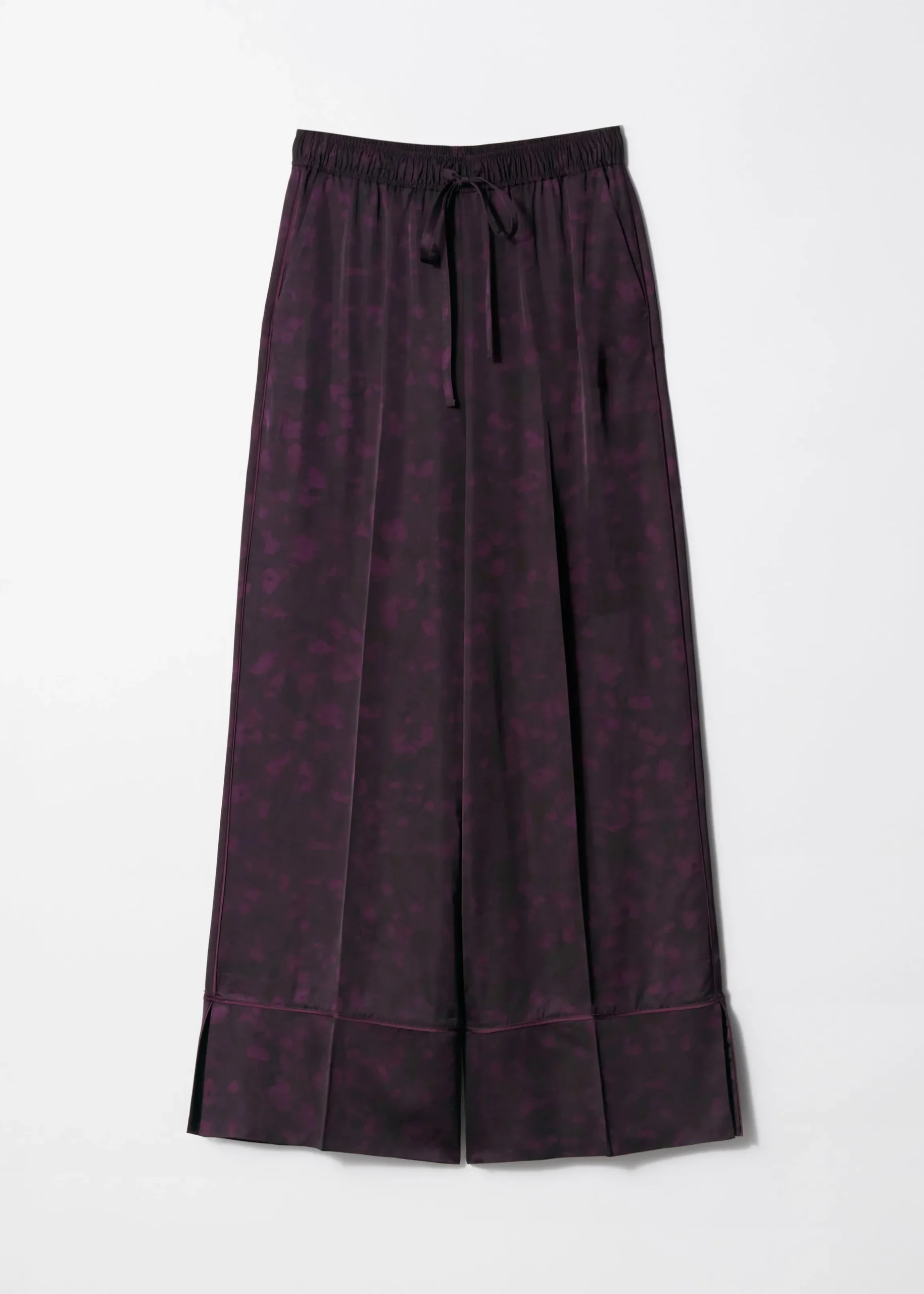 Hose im Pyjama-Stil mit Kordelzug